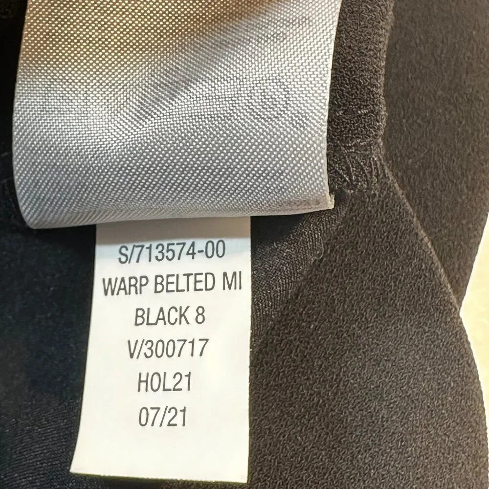 Banana Republic Women's Black Faux Wrap Skirt Size 6 New With Tags MSRP $69.99 - Picture 8 of 12